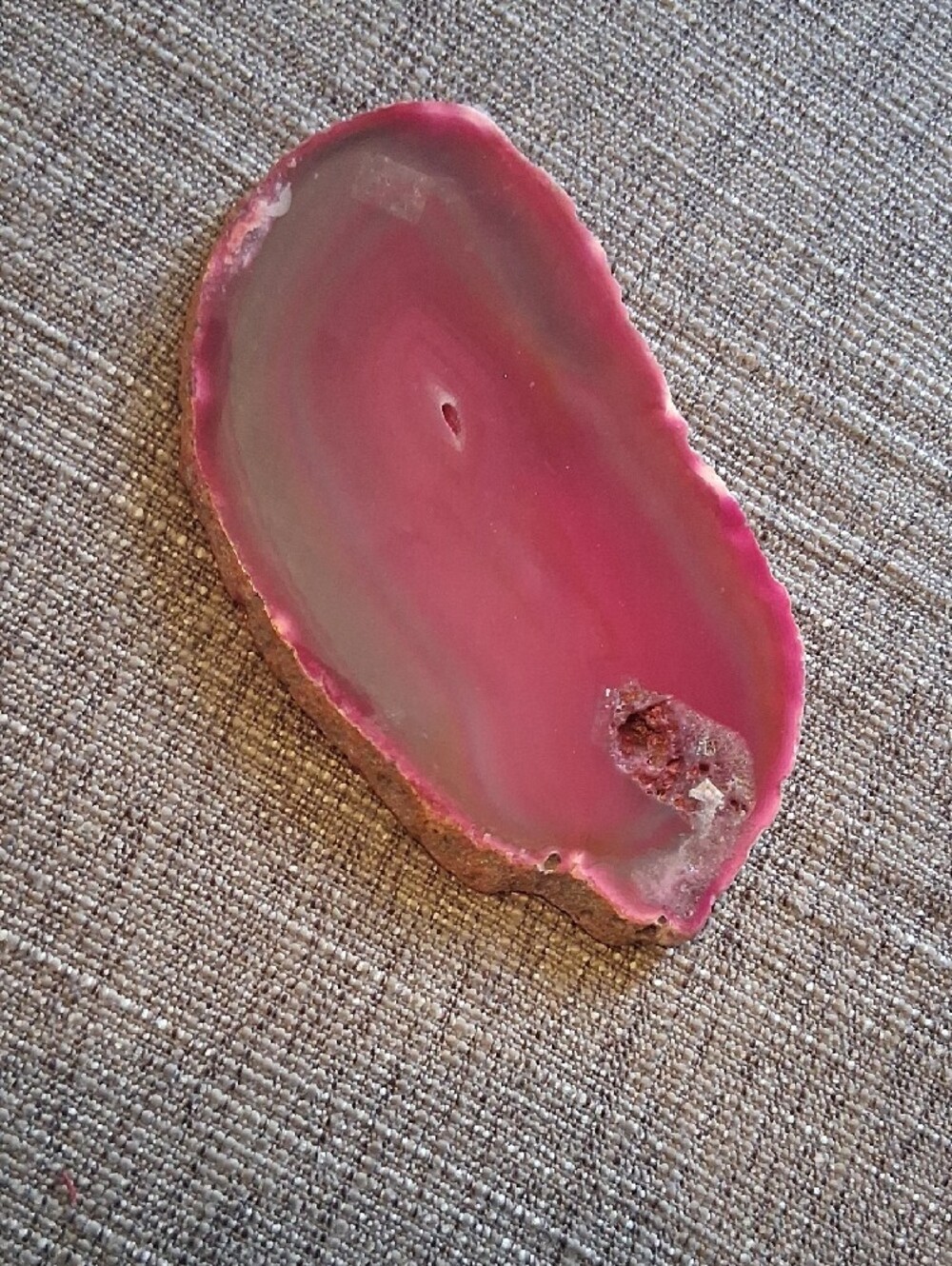 Pink Agate Slab/Slice - Picture 2 of 5
